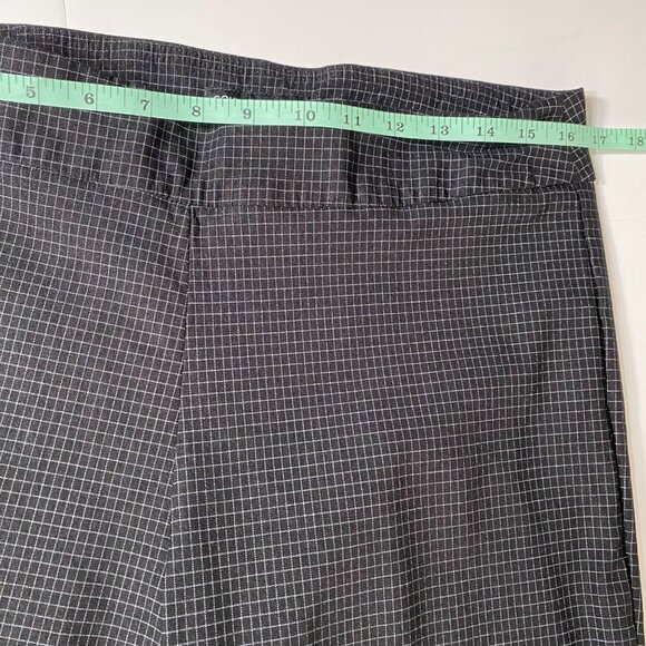 Womens Size 14 Black & White Grid Print Dress Pants By Counterparts - Picture 7 of 7